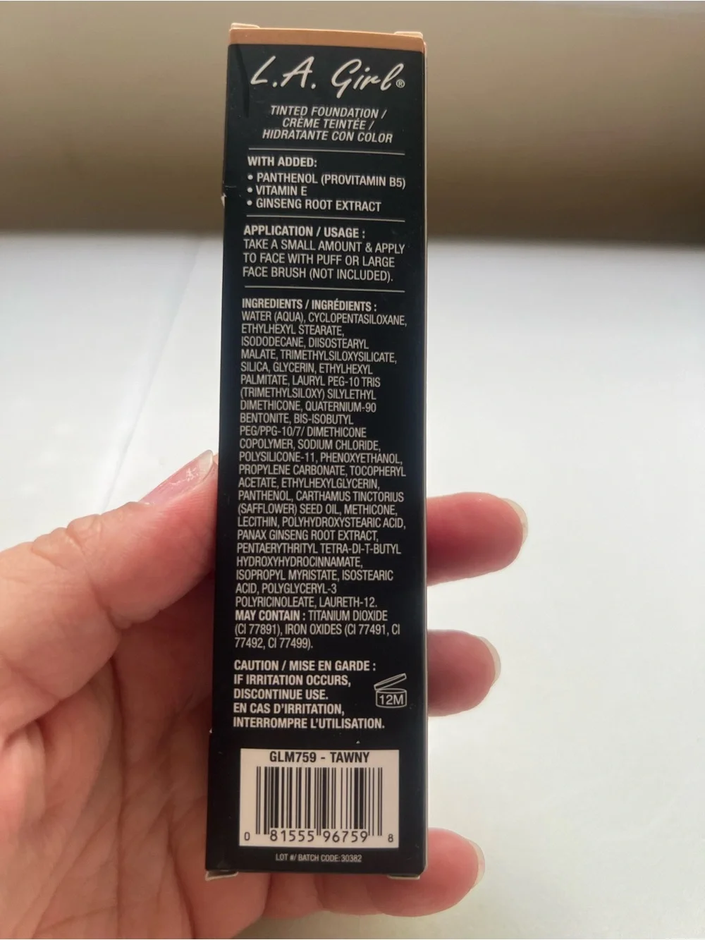 L.A. Girl Tinted Foundation, GLM759 TAWNY